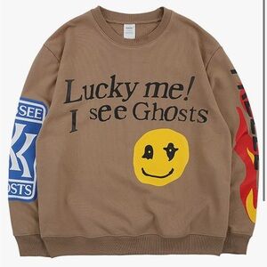 amazon sweatshirt x-large kayne “i see ghost”